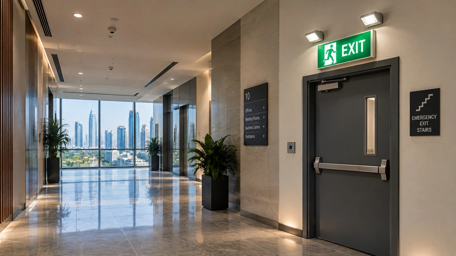 Why Emergency Exit Lighting Is Essential for Commercial Buildings in Dubai