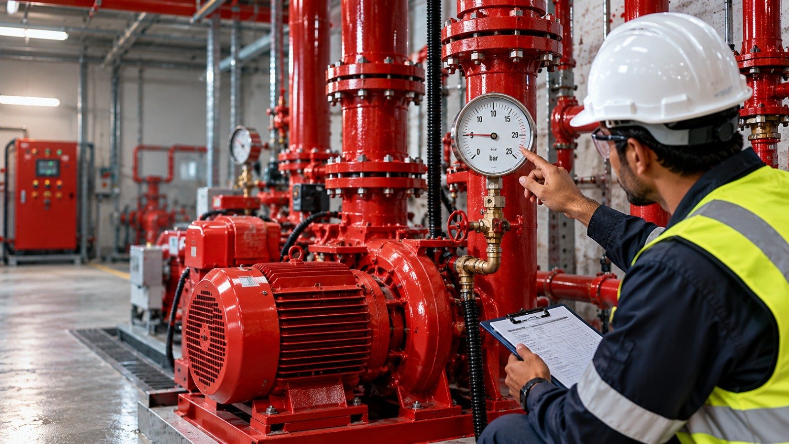 Fire Pump Pressure Drop: Common Causes and What Facility Managers Should Check First